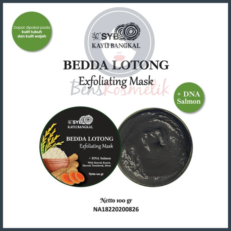 SYB KAYU BANGKAL BEDDA LOTONG EXFOLIATING MASK BPOM