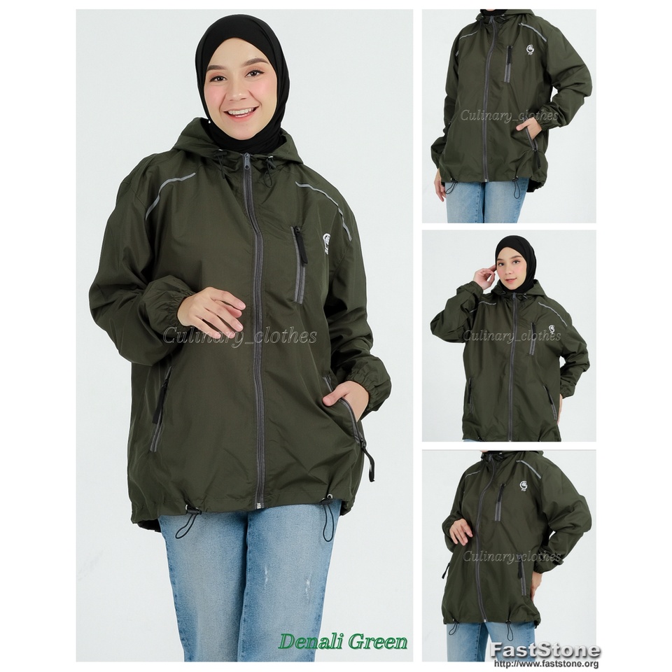 JAKET PARASUT WANITA WATERPROOF MODEL TACTICAL JAKET WANITA TERBARU DISTRO MODEL HOODIE OUTDOOR KEREN ORIGINAL THE BOJIEL