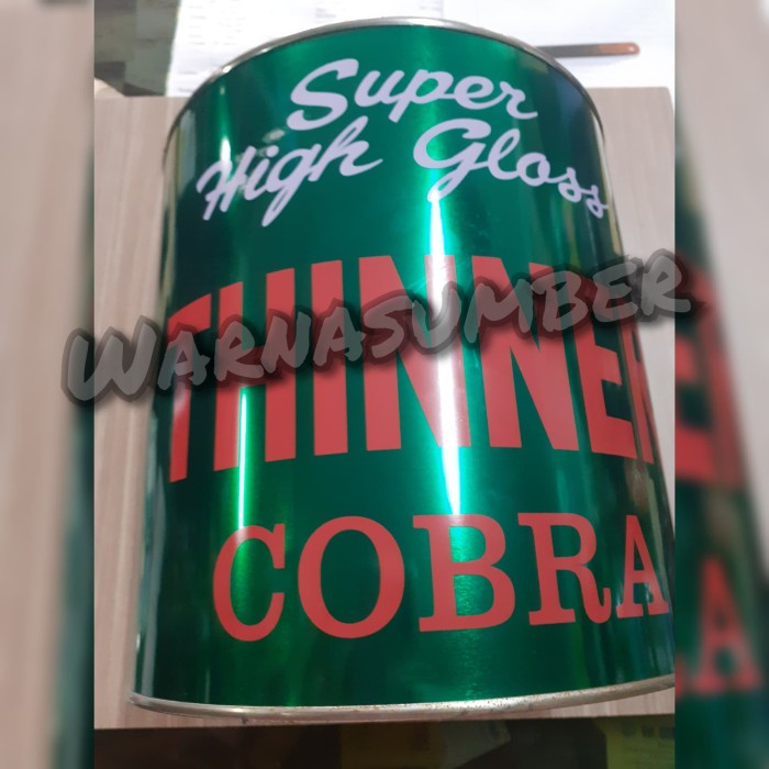 Thinner Tiner Thiner Thinner Cobra Hijau 1 Galon