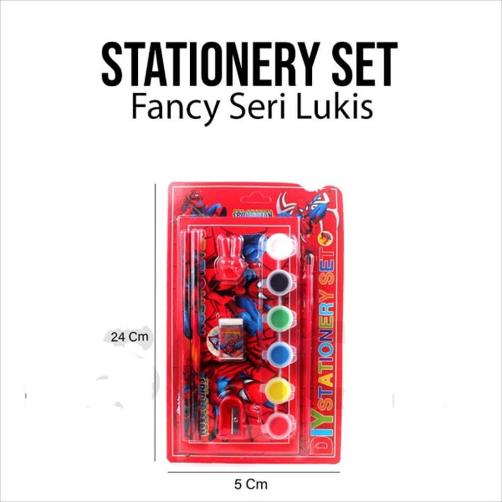 MJS 926 - Stationery Set Fancy Lukis Paket Alat Tulis dan Melukis 8IN1 Bisa Untuk Hadiah dan souvenir ultah