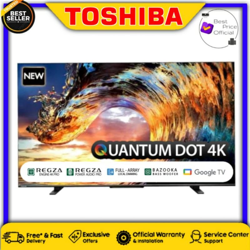 Jual TOSHIBA 55M550LP Qled TV 55 Inch Smart Google TV 4K UHD Dolby Vision Shopee Indonesia