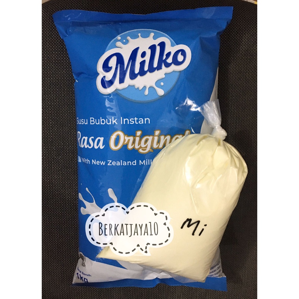 Susu Bubuk MILKO Kemasan REPACK 250 Gram Original full cream made with NZMP Dairy