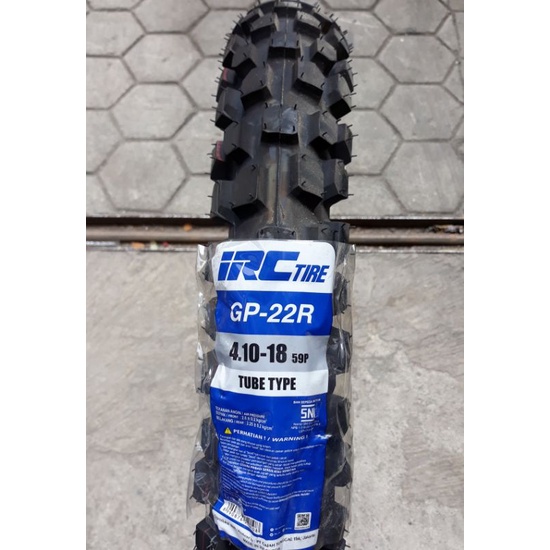 BAN LUAR 4.10-18 IRC GP22 TRIAL ORIGINAL CRF KLX BF 410 RING 18