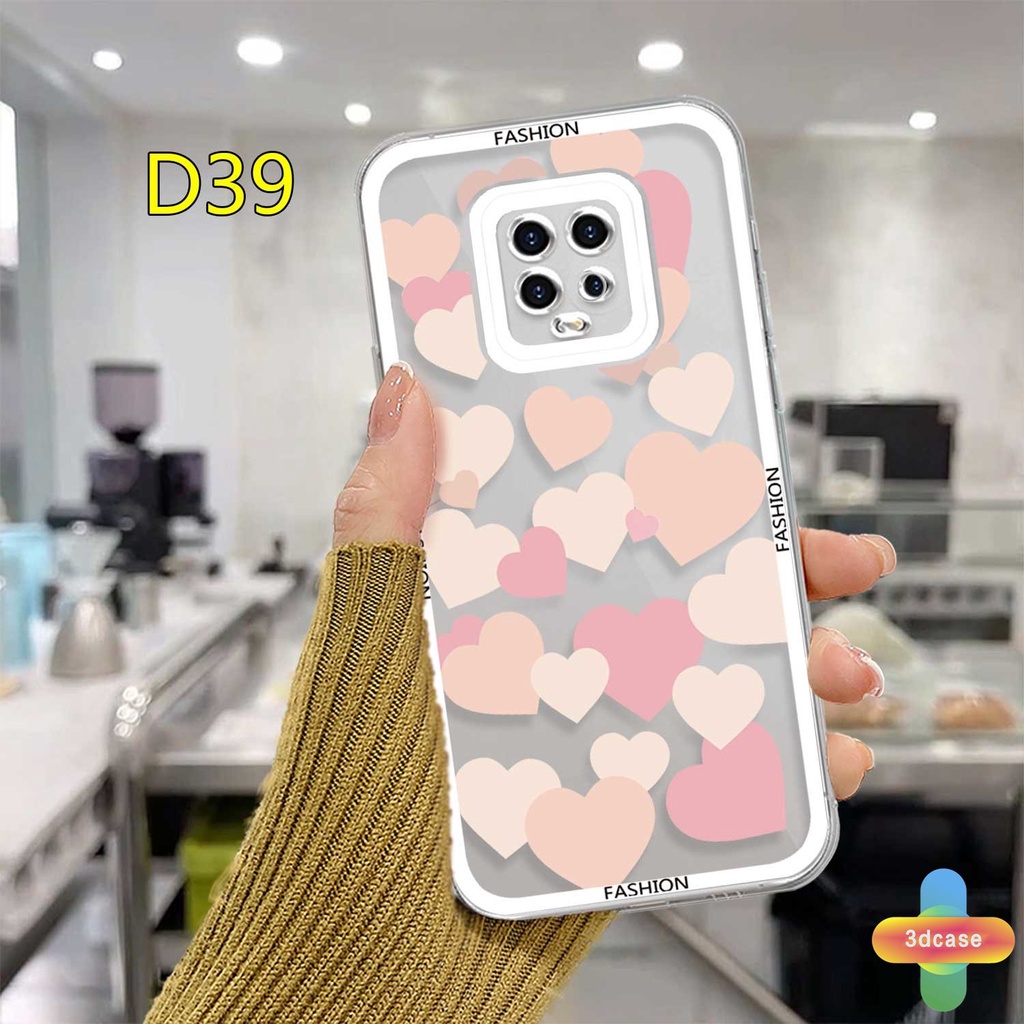 Soft Case Xiaomi Redmi 9C NFC 9A 9i 9T 9AT 9 PRO Power 9ACTIV 10X POCO C3 C31 M2 PRO Note 9 8 10 10S 9 10 PRO MAX 9S 11 POCO X3 NFC X3 PRO 10 Prime Fashion Love Heart Clear Soft TPU Case