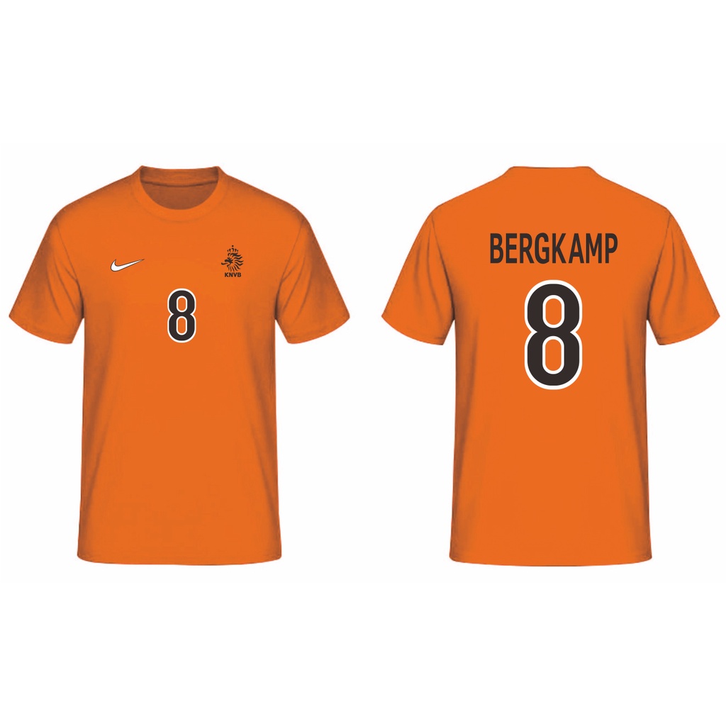 T-SHIRT KAOS BELANDA PIALA DUNIA 1998 DENNIS BERGKAMP