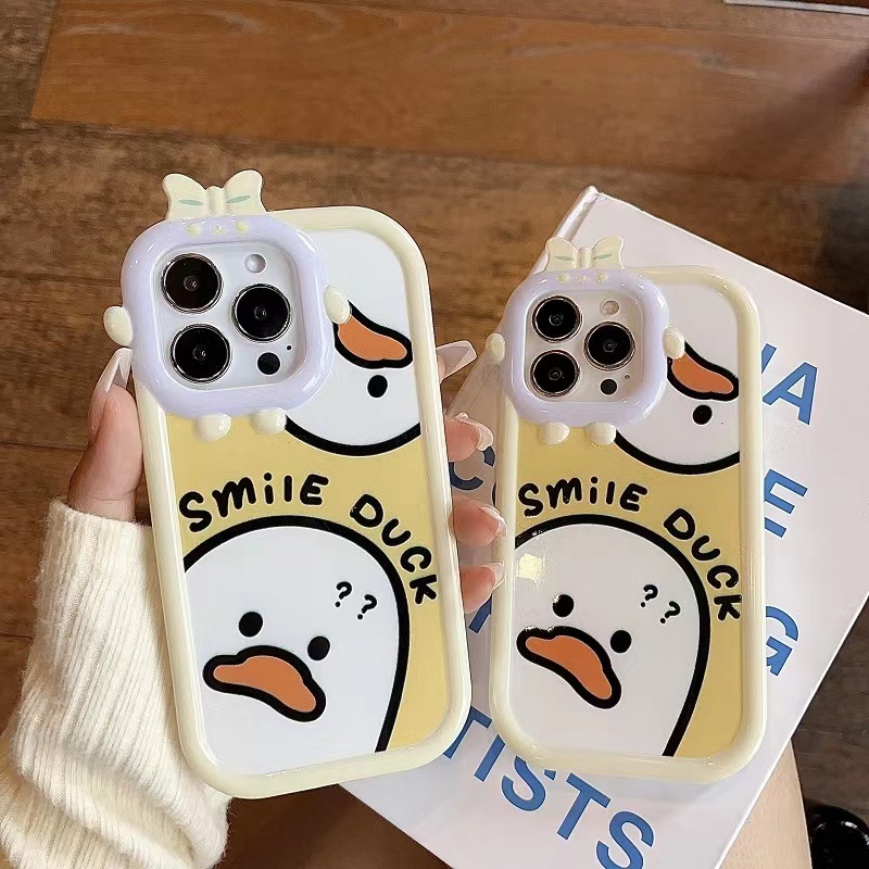 Ins Casing iPhone 14 14pro 14Plus 14prm 13prm 11 6splus 7Plus 8Plus Xr XS 13 12pro Max Motif Bebek Shockproof