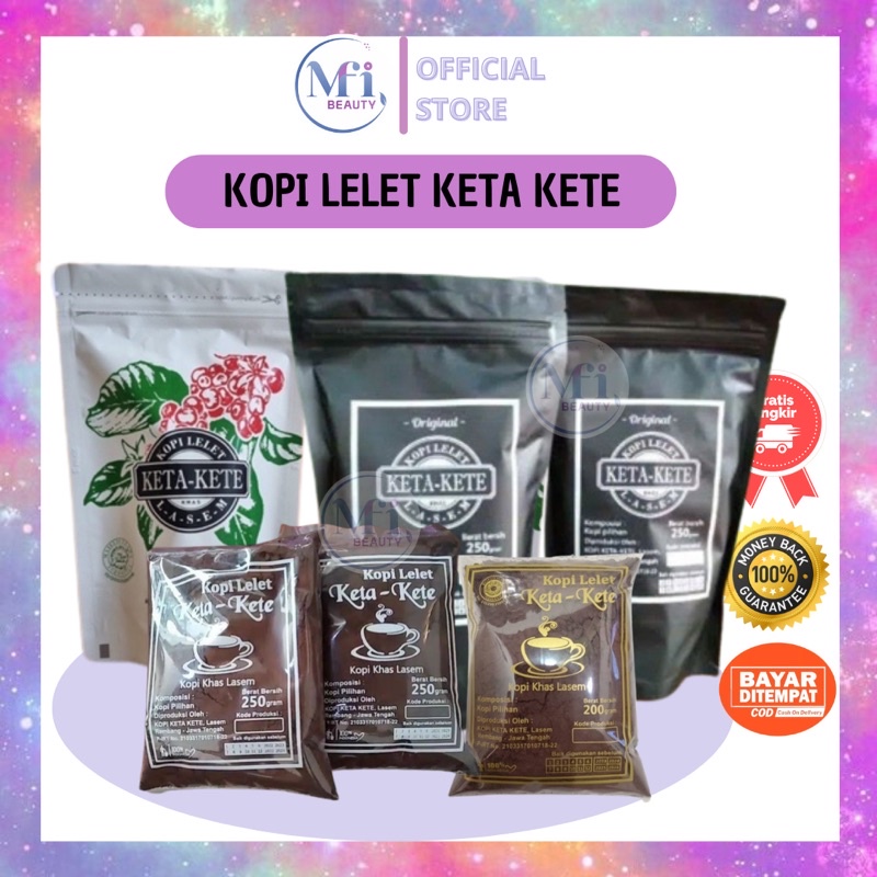 

KOPI LELET KETA KETE KHAS LASEM REMBANG 250 GRAM 200 GRAM