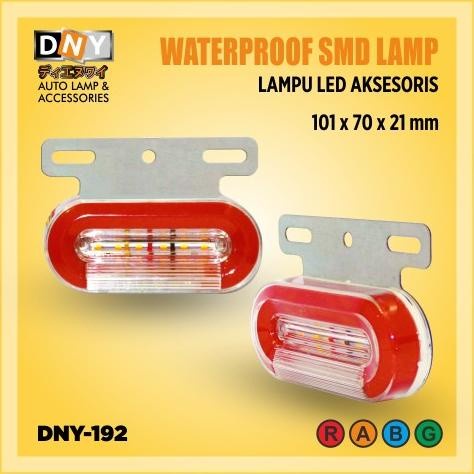 LAMPU LED BAK SAMPING TRUK SEIN OVAL 24V DNY 192