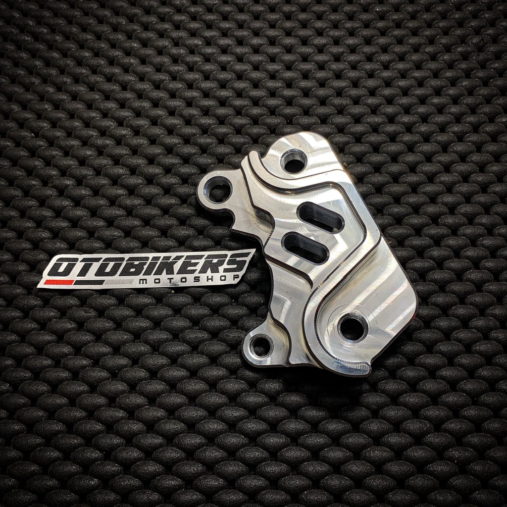 BREKET KALIPER 2P PNP SHOCK BYSON DI RX KING  DISC 300 MM ( Untuk NISSIN SAMURAI  2 PISTON )