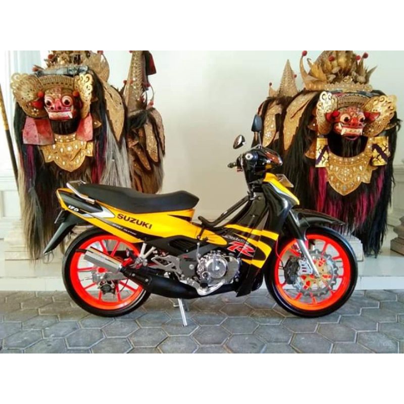bracket breket pangkon dasi panel depan satria 2tak lumba petak