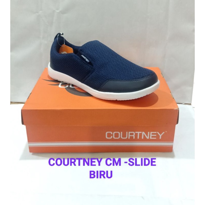 SEPATU COURTNEY CM -SLIDE BIRU