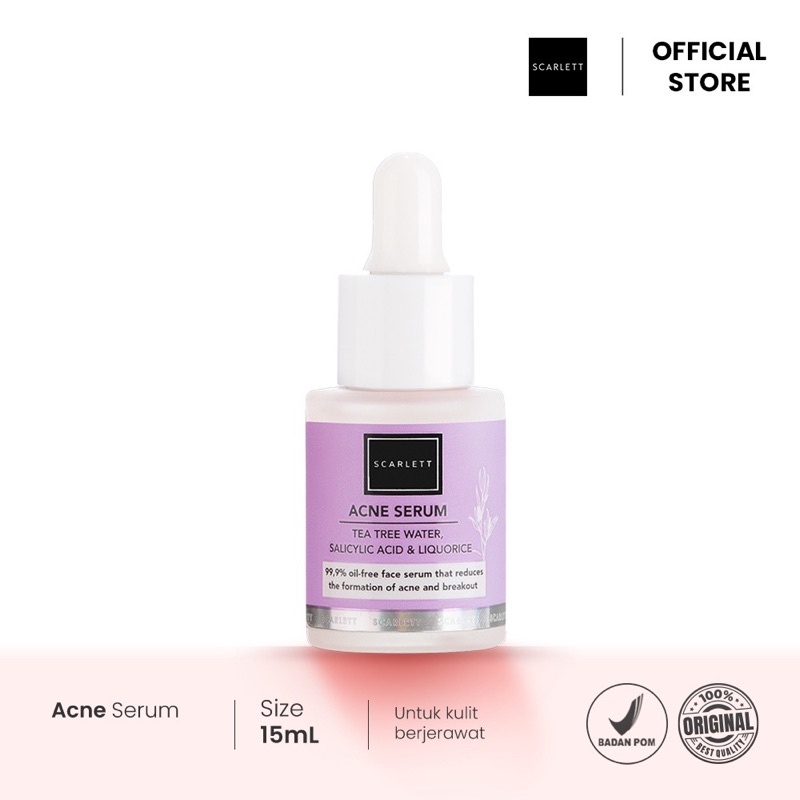 SCARLETT WHITENING SERUM ACNE / SERUM JERAWAT SCARLET