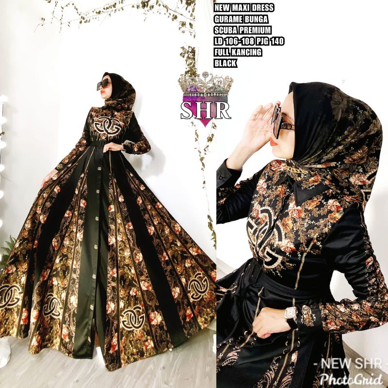 ready Maxi SHR ORI gurame bunga bhn Scuba premium