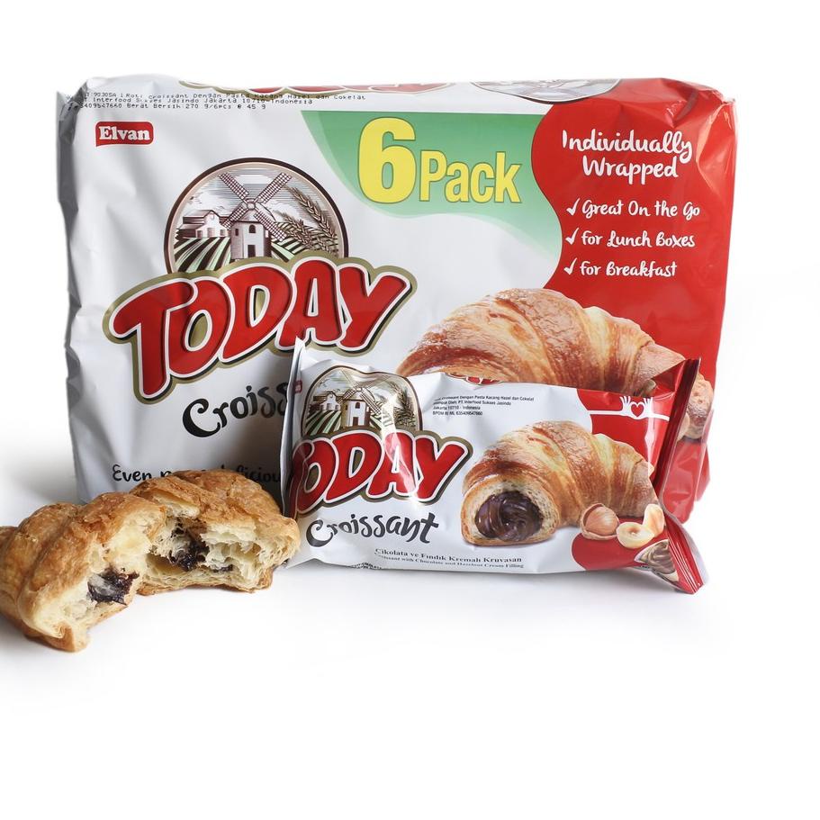 

Terbaru Elevan Today Croissant Pack Isi 6 Pcs ペ