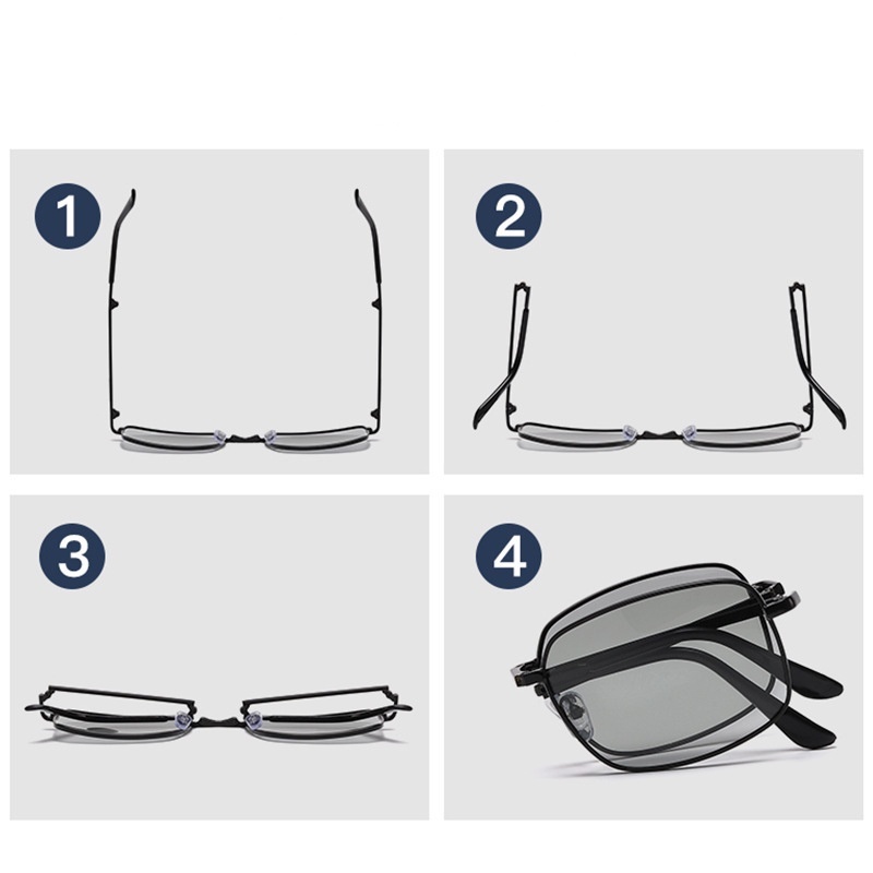 Kacamata Hitam Polarized Anti Radiasi Uv400 Model Lipat Untuk Pria Dan Wanita Mengemudi