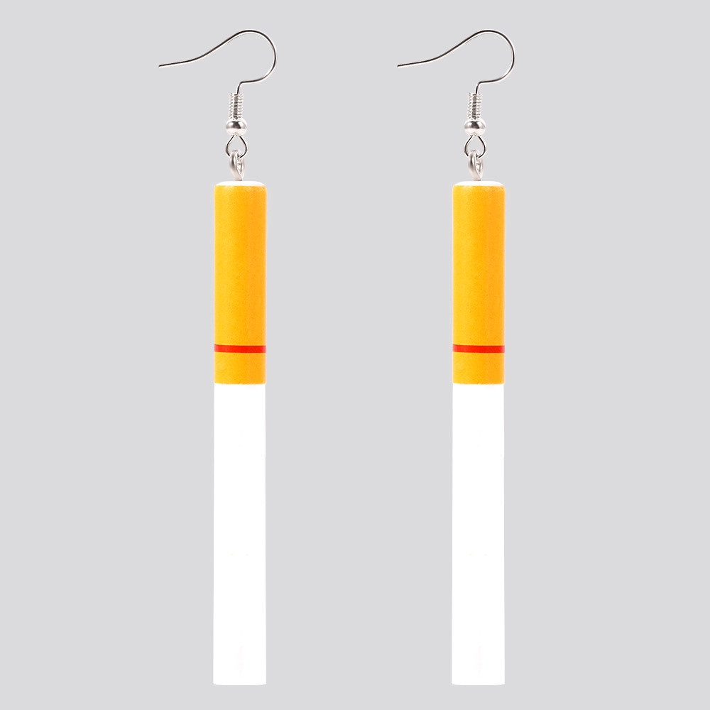 Anting Pendek Desain Bokong Rokok Gaya Harajuku retro hipster Korea