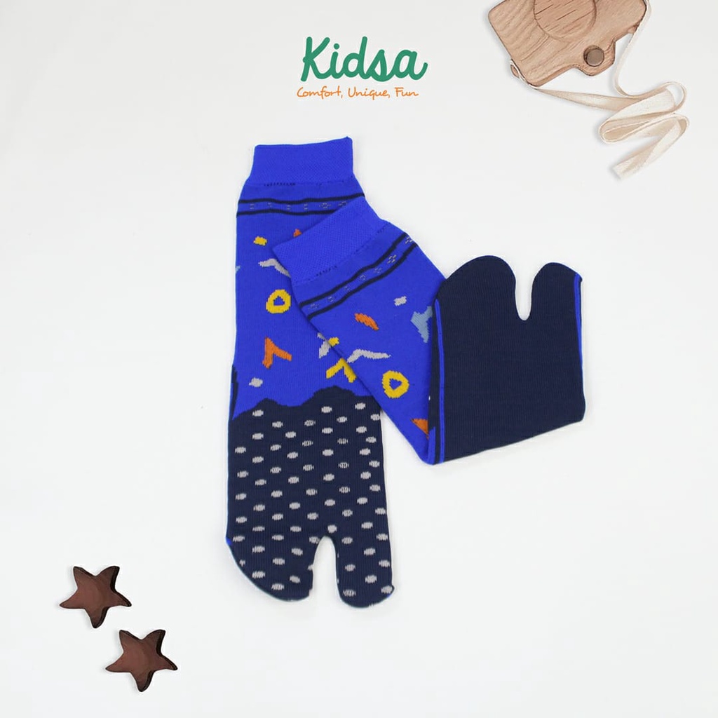 Kaos Kaki Anak Bagus Adem lucu -  Kanik Kidsa Motif Alfabet Aljabar Flower Polkadot