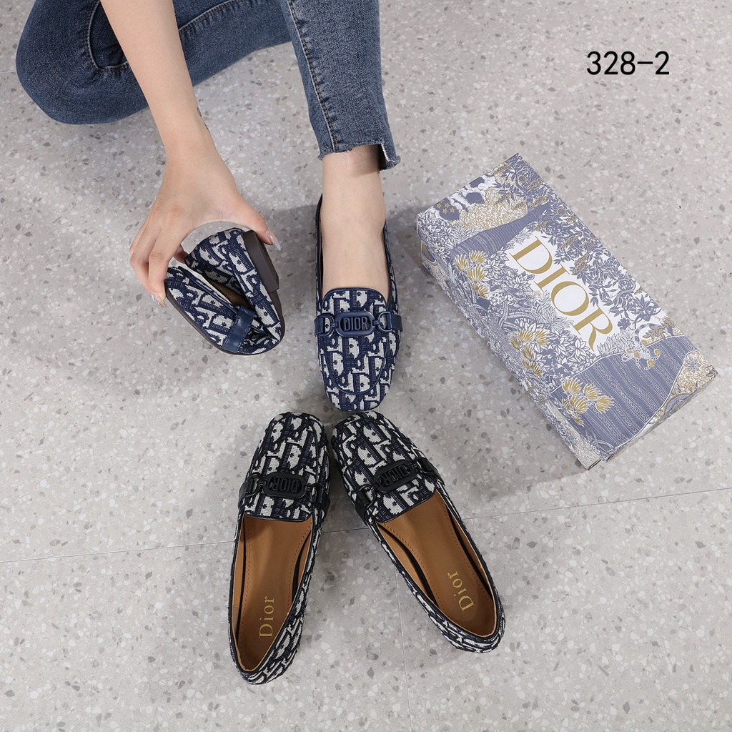 DR Oblique Jacquard Loafers Shoes 328-2