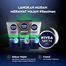 (NEW) Nivea Men Bright Oil Clear- Pore Minimizing foam - 100ml