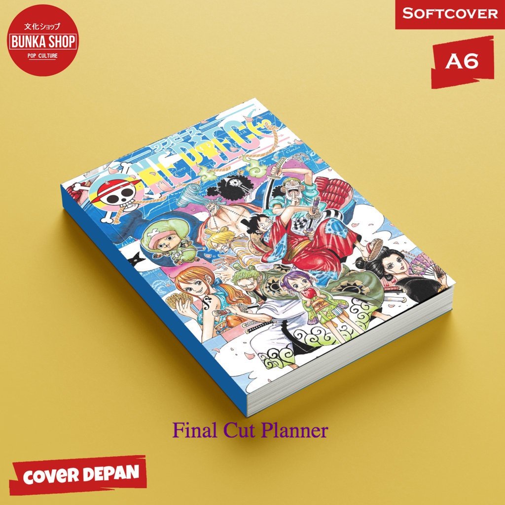 

Pocket Note One Piece Cover wano 1Softcover A6 Buku Tulis Catatan Notes Agenda Planner Jurnal