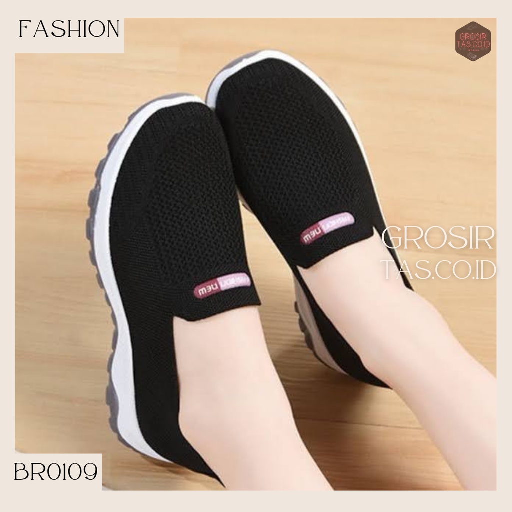 GROSIRTAS LV0109 Sepatu Slip On Wanita Import Sepatu Sport Slip On Fashion Sport Shoes Wanita Korean