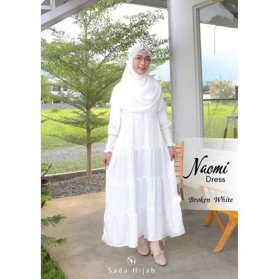 Naomi Dress / Gamis Naomi / BAJU NAOMI SIZE S-XXL ORI SADA HIJAB