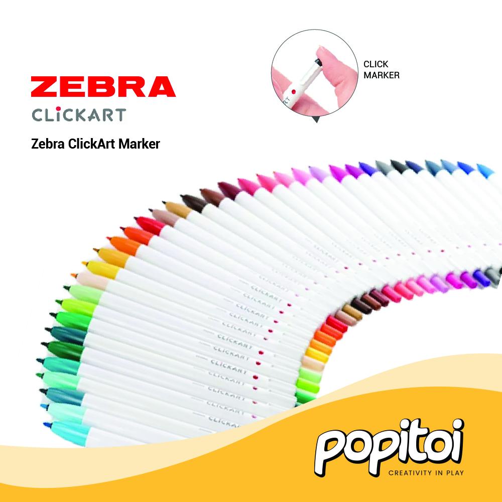 

Zebra ClickArt Marker Single Spidol Warna Warni Satuan