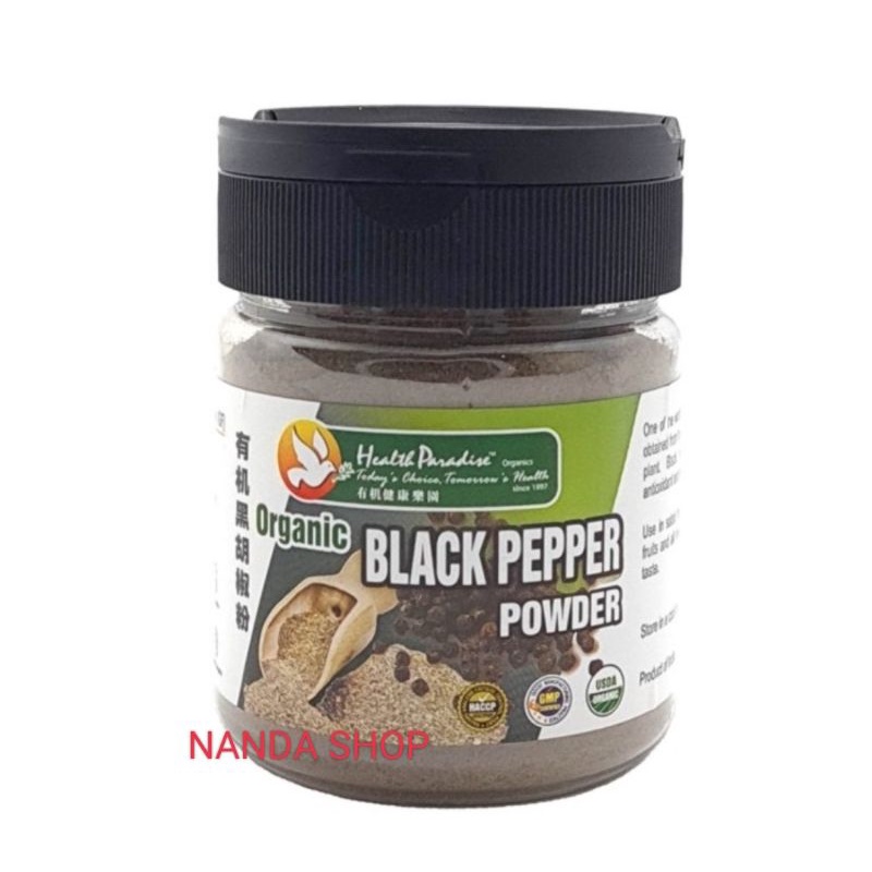 

Health Paradise organic black pepper powder 80gr