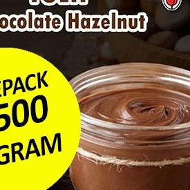 

Jangan Ragu Order Tulip Hazelnut Filling Chocolate repack 500gr Selai Coklat Kacang JY7''