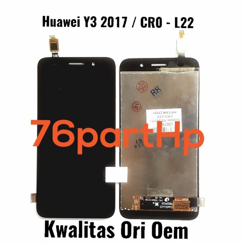 Ori Oem Lcd Touchscreen Fullset Huawei Y3 2017 - CRO - L22