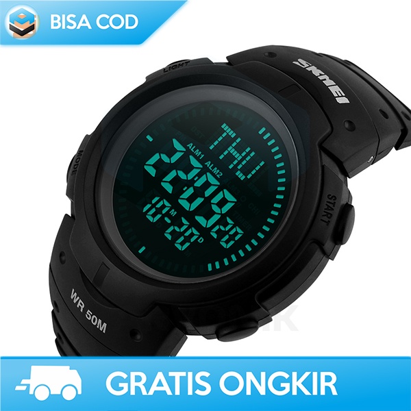 JAM TANGAN OLAHRAGA PRIA SPORT WATCH DESAIN MODERN SENSOR KOMPAS SKMEI