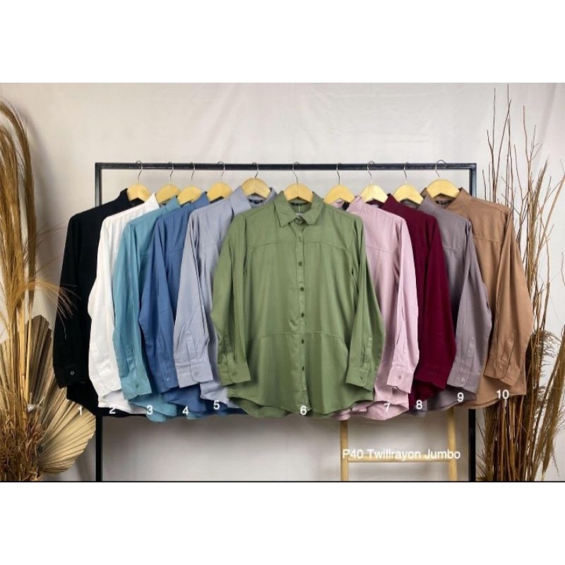 BLOUSE POLOS BAHAN TWILL RAYON PREMIUM