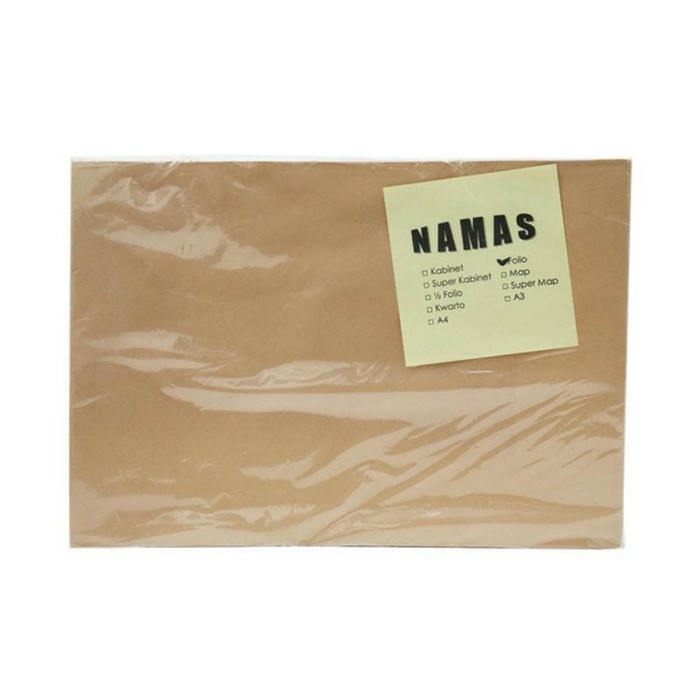 

Berkualitas Amplop Coklat Polos F4 Namas/Amplop Folio Diskon