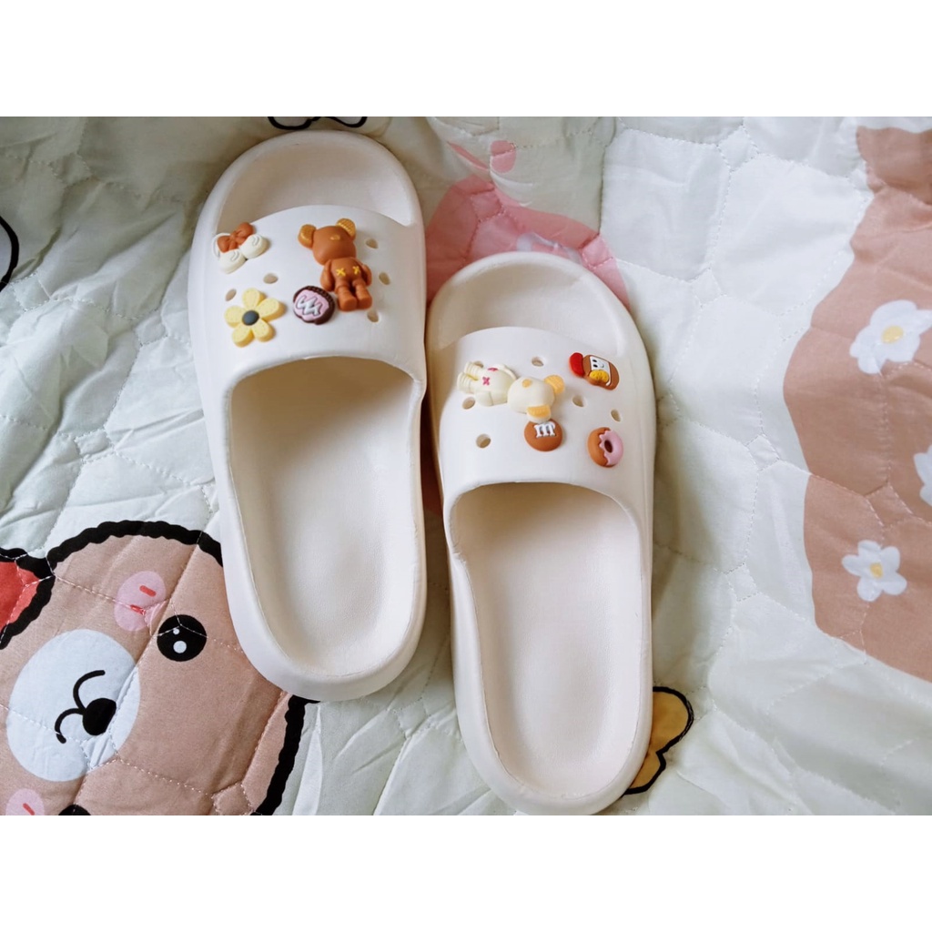 Sandal Wedges Jelly Tebal Balance EVA Rubber 7002 2268 Empuk Sandal Import / SANDAL FUJI