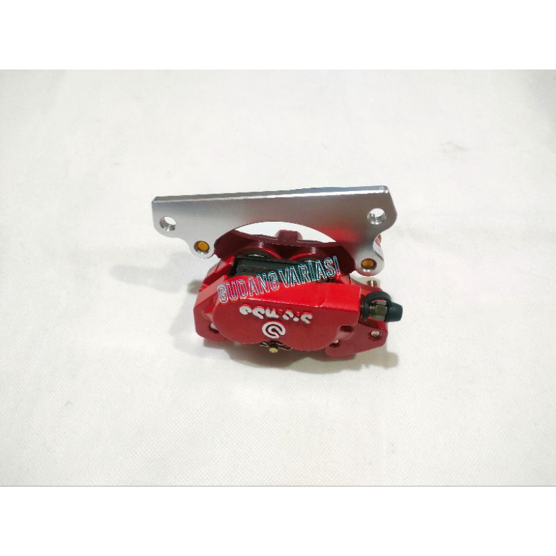 KALIPER BREMB0 MINI 4 PISTON PLUS BRKET HONDA BEAT PIRINGAN STANDAR