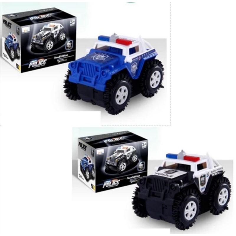 Mainan Mobil Jeep Polisi Patroli Bisa Jungkir Balik /Mobil Jungkir Balik
