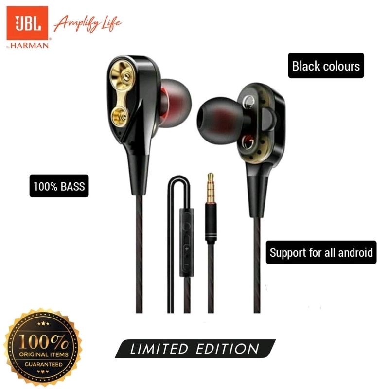 earphone jb11 purebass headset hf handsfree super bass