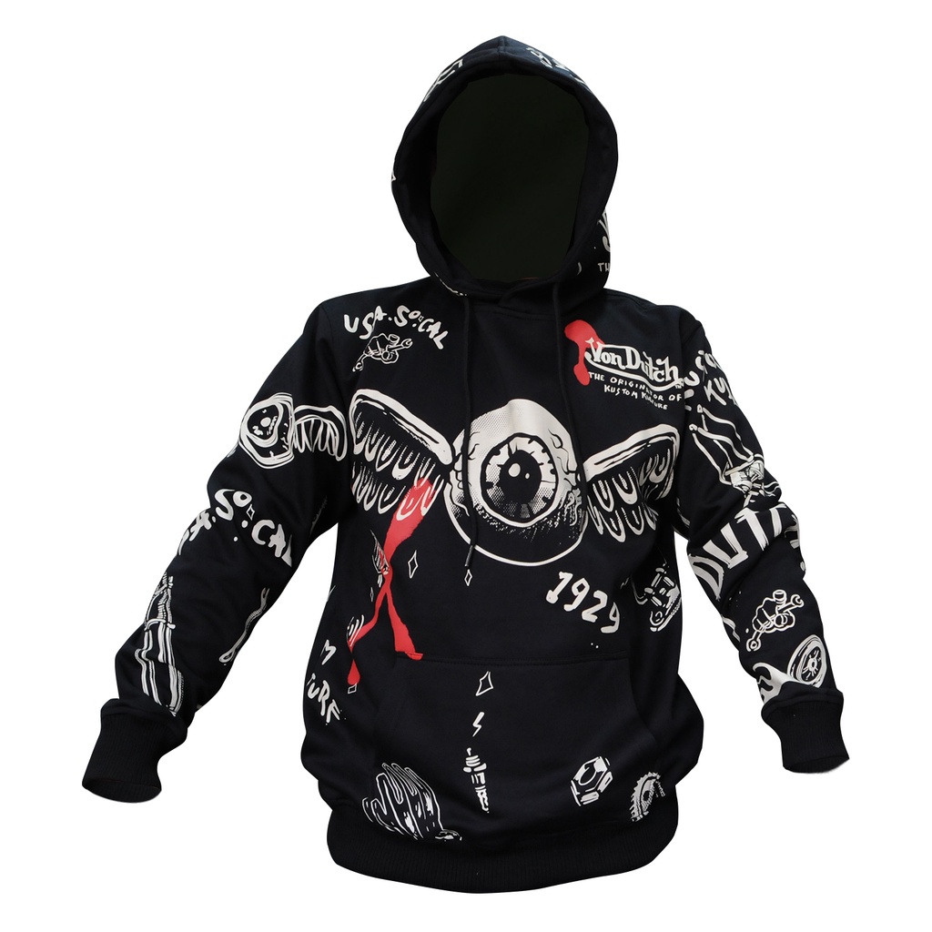 Von Dutch Hoodie 0610 Black