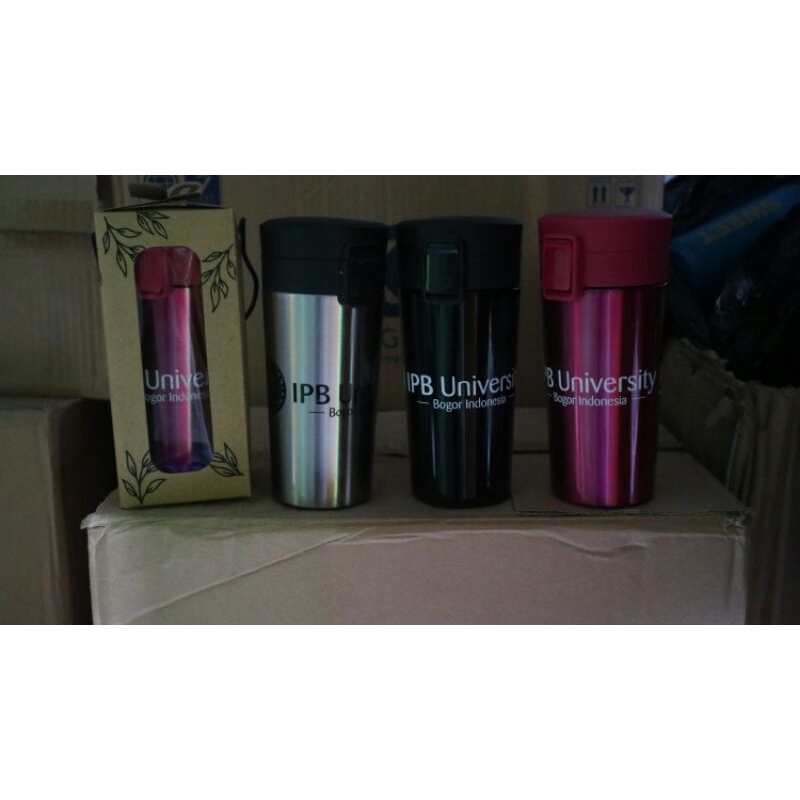 Tumbler promosi/souvenir/hadiah gratis sablon