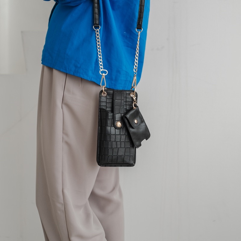 KOOZEE - OLENE MINI PHONEBAG - MINI SLING BAG - DAPAT DUA TALI
