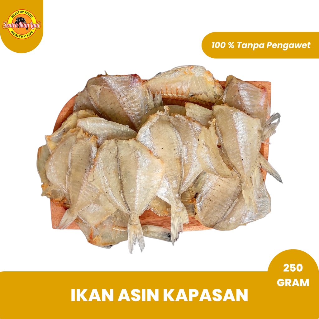 

Ikan Asin Kapas Kapasan Kering Medan 250 Gram