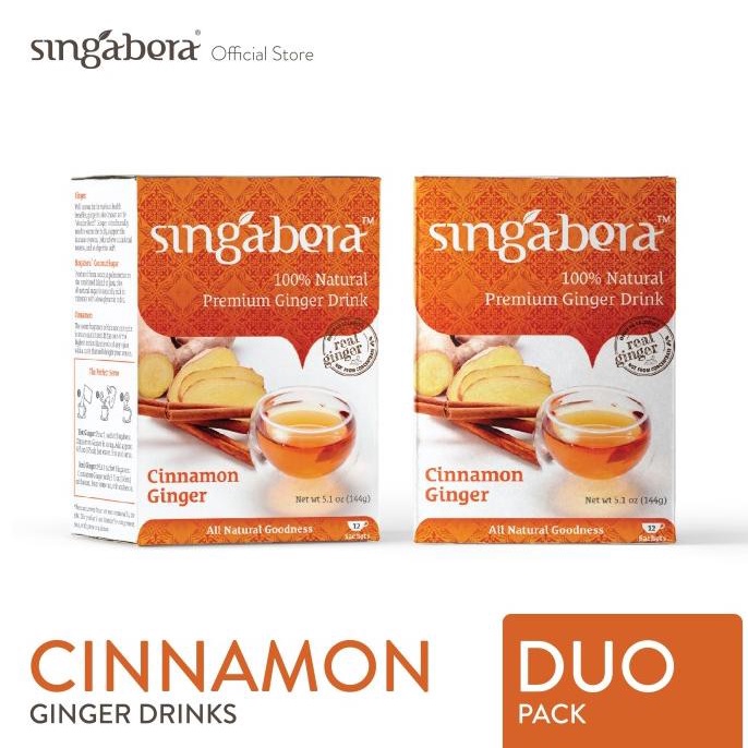 

Singabera Cinnamon Ginger (Jahe Kayu Manis) - 2 box @ 12 sachet PROMO