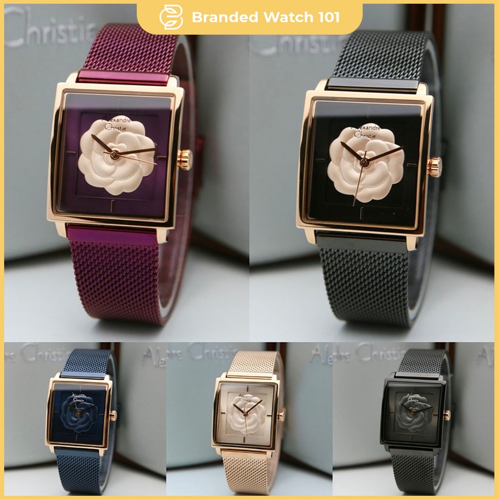 ORIGINAL Jam Tangan Wanita Alexandre Christie AC 2848 / AC2848 / 2848 Garansi Resmi 1 Tahun Stainles