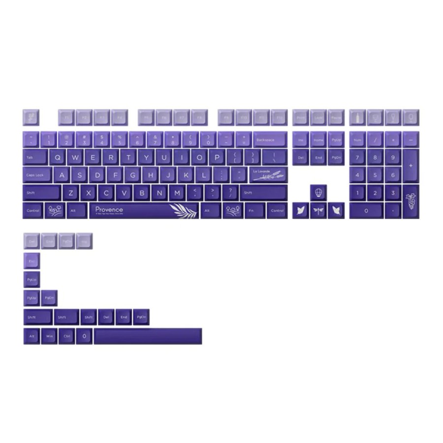 Akko Provence PBT Dye-sub Keycaps 127 set JDA Profile