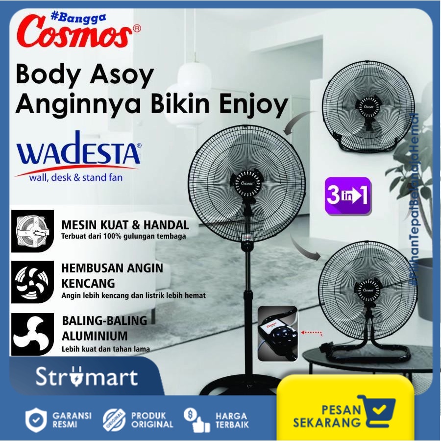 KIPAS ANGIN COSMOS SIF 1804 SIF1804 18Inc 3 in 1