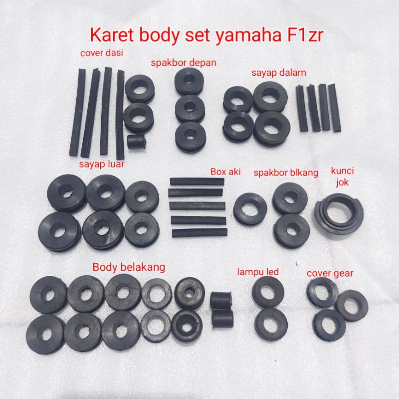 Karet Cover Body Full set Yamaha F1 ZR detail Original