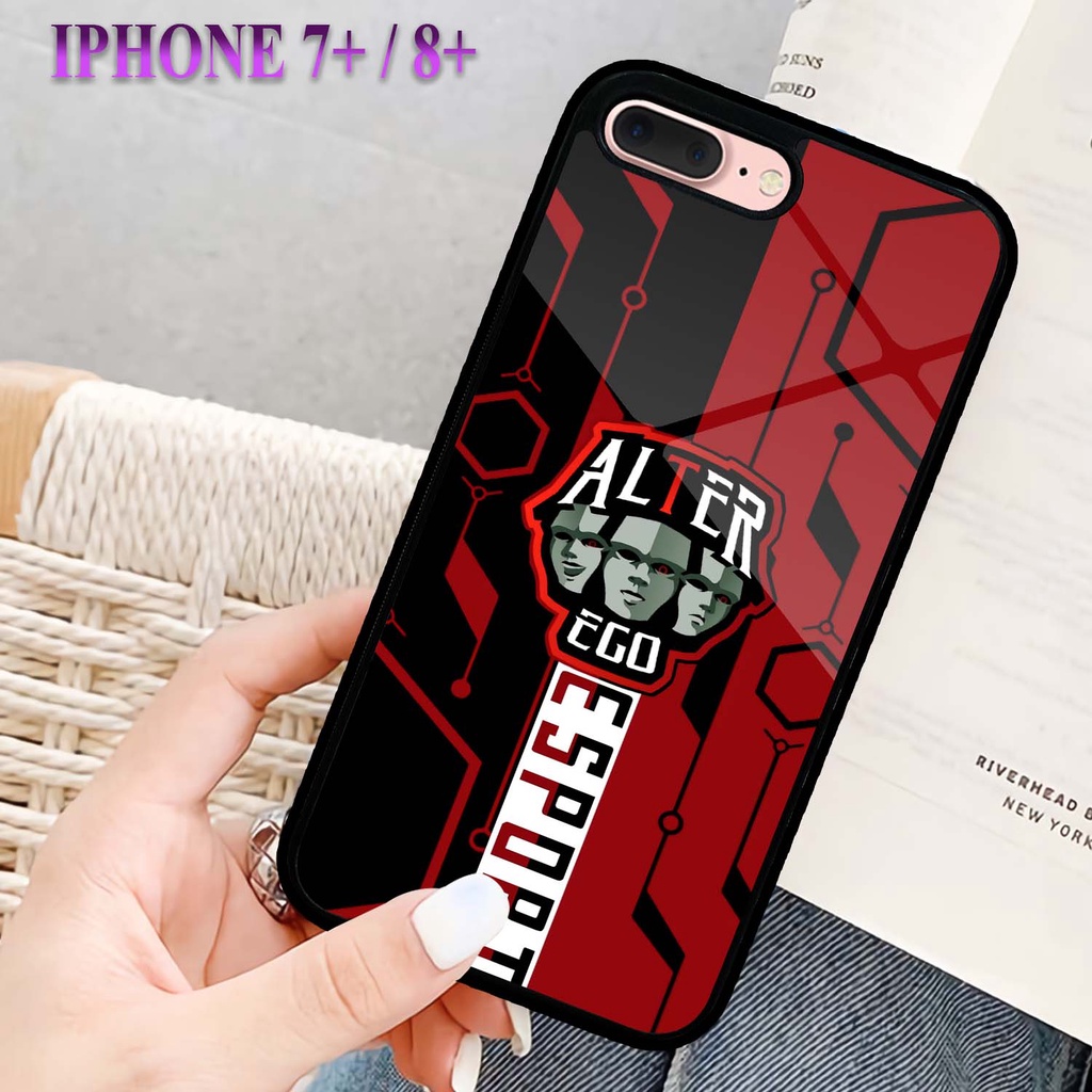 Case Kilau Iphone | 7 Plus | 8 Plus | Casing Hp Glossy | Motif Alter Ego