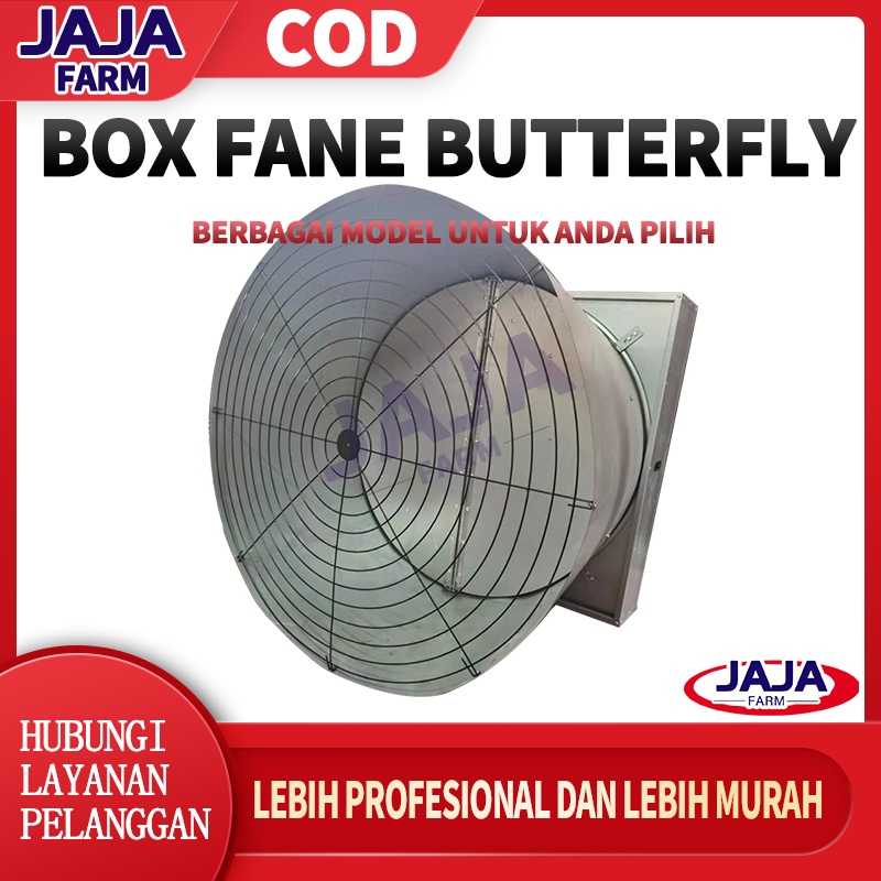Box Fane butterfly - Box Fan 50 Inch 3 Phase - Blower Exhaust Fan Boxfan Kandang Ayam
