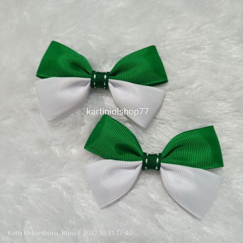 Sepasang Jepit Rambut Pita Anak/Ikat Rambut/Brooch Pita Cantik