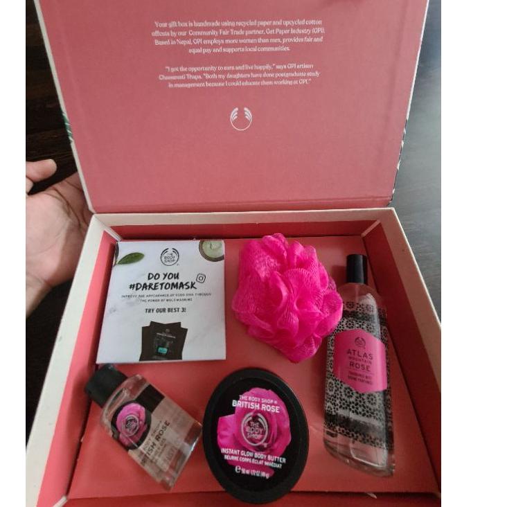 Untuk Anda--Gift set the body shop | paket seserahan the body shop lengkap asli murah